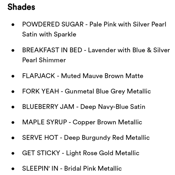 TOO FACED LIMITED EDITION MAPLE SYRUP PANCAKES EYESHADOW PALETTE. - Picture 11 of 12